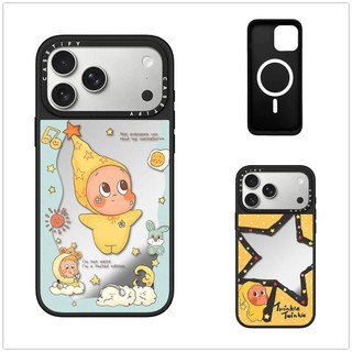 Từ Tính Không Dây Cho iPhone 17 16 15 14 13 12 11 Pro Max Plus Dễ Thương Lấp Lánh Ngôi Sao Đen Cạnh Cứng Ốp điện thoại Khắc Logo
