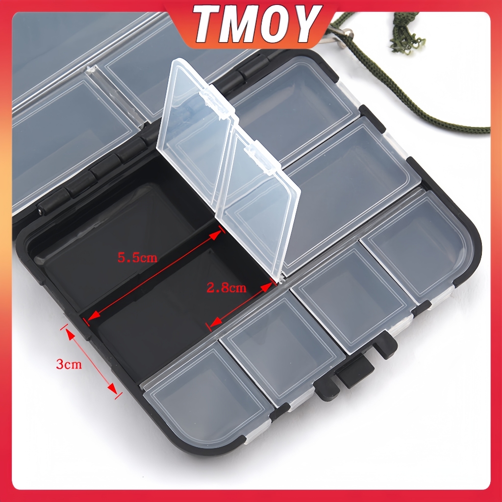 Tmoy Mồi Hộp Bảo Quản Phụ Kiện Câu Cá Hộp Phụ Kiện Câu Cá Móc Câu Bảo Quản Mồi Hộp TCVN