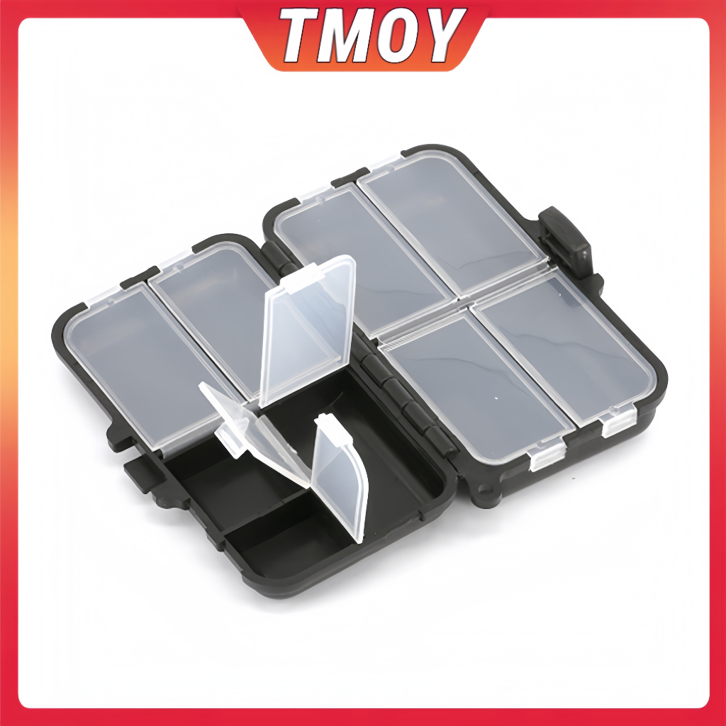 Tmoy Mồi Hộp Bảo Quản Phụ Kiện Câu Cá Hộp Phụ Kiện Câu Cá Móc Câu Bảo Quản Mồi Hộp TCVN