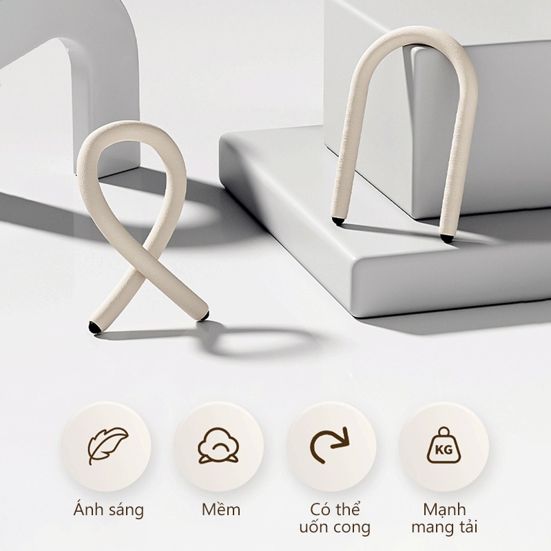 SEAMETAL Móc Uốn Miễn Phí Cho Túi Treo Linh Hoạt Ghế Ô Tô Móc Tủ Móc Di Động Để Bàn Điện Thoại Giá Đỡ Trang Trí Nhà
