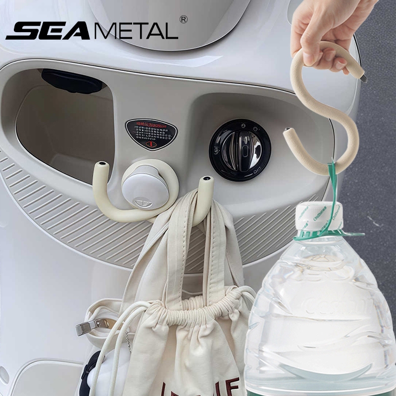 SEAMETAL Móc Uốn Miễn Phí Cho Túi Treo Linh Hoạt Ghế Ô Tô Móc Tủ Móc Di Động Để Bàn Điện Thoại Giá Đỡ Trang Trí Nhà