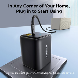 Bộ thu Bluetooth kết nối trực tiếp UGREEN, Bộ chuyển đổi âm thanh Bluetooth 6.0 được nâng cấp