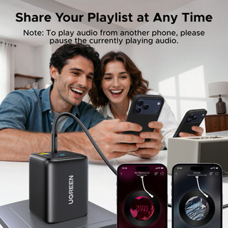 Bộ thu Bluetooth kết nối trực tiếp UGREEN, Bộ chuyển đổi âm thanh Bluetooth 6.0 được nâng cấp