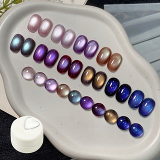 ANNIES Cat 's Eye Nail Polish Purple Series Độ bão hòa cao Mix Match Color Series Đóng hộp 5g