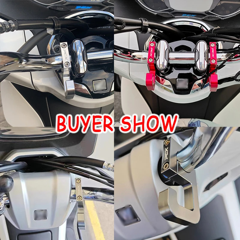 PCX logo Xe Máy Móc Mũ Bảo Hiểm Túi Hành Lý Móc Treo Móc Treo Cho Xe Honda PCX125 PCX150 PCX160 PCX 125 PCX 160 PCX 150