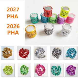 2026 / 2027 PHA Bồ Câu Vòng Chân 10 Mm 8 Mm Bồ Câu Chân Vòng Vẹt Chân Nhẫn Chim Dụng Cụ Huấn Luyện 1 Chiếc