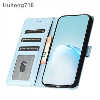 Dành Cho OPPO A17 A18 A36 A38 A54 A57 A58 A74 A76 A77 A78 A79 A93 A94 A96 A98 2022 4G 5G Flip Case Họa Tiết Lụa Silicon Mềm Full Cover Chống Sốc Đựng Thẻ Đứng