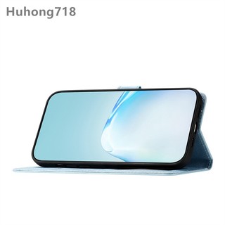 Dành Cho IPhone 11 12 13 14 15 Mini Pro Max Plus Flip Case Họa Tiết Lụa Silicon Mềm Full Cover Chống Sốc Đựng Thẻ Đứng