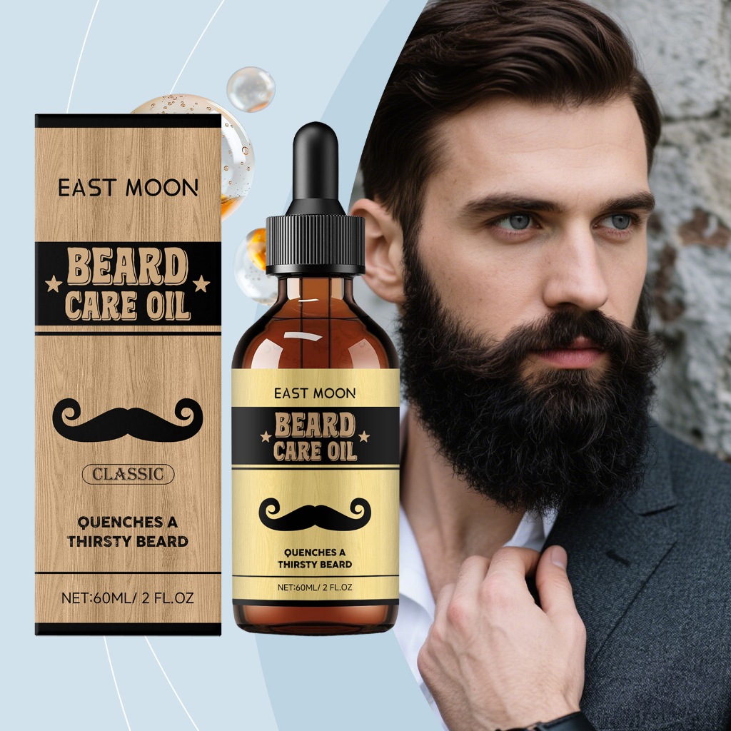 Dầu Râu Cổ Điển East & Moon - Hydrate, Conditions & Softens Your Beard & Moustache 60ml