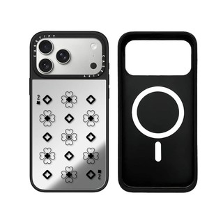 Từ Tính Không Dây Cho iPhone 17 16 15 14 13 12 11 Pro Max Plus Trái Tim Nhỏ Cạnh Đen Ốp điện thoại Cứng Khắc Logo