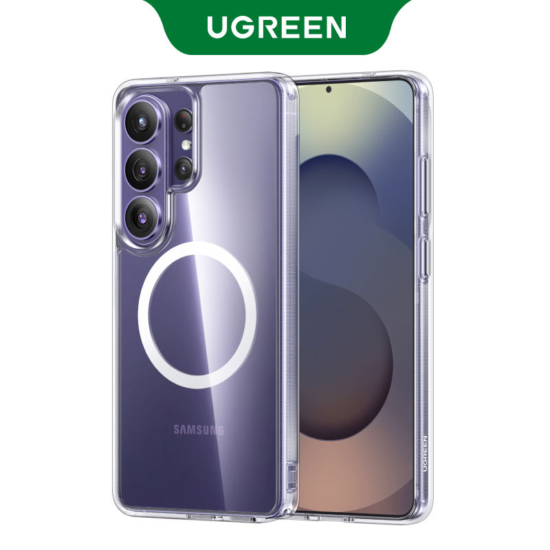 [Dành cho Samsung S26 Series] Ốp điện thoại từ tính trong suốt UGREEN có bảo vệ nút cho Samsung S26 Ultra