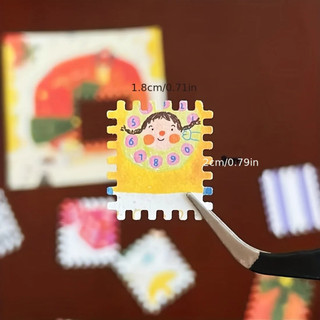 2 Chiếc Đòn Bẩy Hành Động Tem Hình Giấy Đấm Lỗ Di Động Đục Lỗ Thêu Sò Tiếp Liệu DIY Thẻ Làm Giấy Thủ Công Dụng Cụ