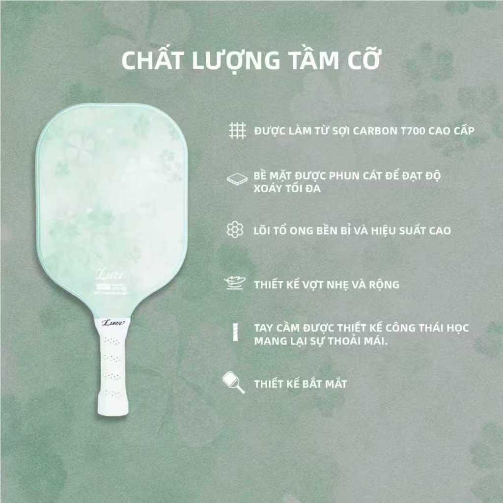 LUZZ Vợt Pickleball Sợi Carbon 16mm T700 Được USAPA Phê Duyệt Cho Người Mới Bắt Đầu | BigBuy360 - bigbuy360.vn