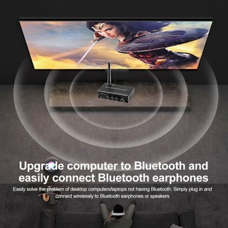 Bluetooth 6.0 Bộ Thu Âm Thanh Bộ Chuyển Đổi ĐẮC Đồng Trục Đầu Vào Quang Học Đĩa U Phát Lại Micro 6.5 Mm Bộ Chuyển Đổi Không Dây 3.5 Mm Aux Đầu Ra RCA