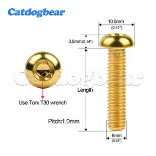 Bulông Titan M6x10-35mm T30 dành cho đĩa sau và đầu xả S1000RR