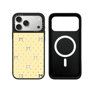 Từ Tính Không Dây Cho iPhone 17 16 15 14 13 12 11 Pro Max Plus Nhỏ Nơ Đen Cạnh Cứng Ốp điện thoại Khắc Logo