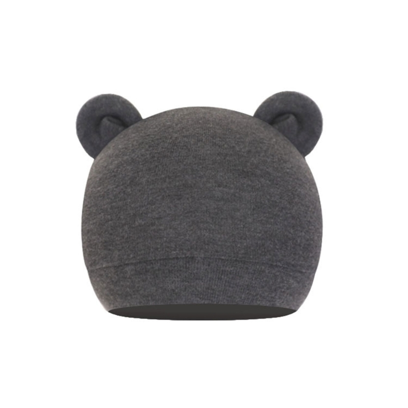 Dasbsug Mũ Bé Có Tai Cotton Ấm Áp Phụ Kiện Sơ Sinh Bé Gái Bé Trai Thu Đông Mũ Cho Trẻ Sơ Sinh Tập Đi Đậu