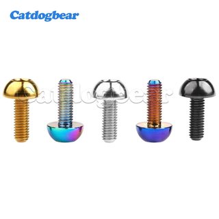 Catdogbear Titanium Bolt M6x17mm Đầu bán nguyệt Thích hợp cho phụ tùng xe đạp và xe máy