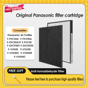 Máy lọc không khí tương thích thay thế Panasonic F-PXC50A F-PXV50A F-PXC50A F-PXC50AST F-ZXCP50X F-ZXCD50X F-PXC50F-VXJ50HEPA Lọc