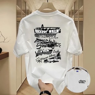 ✨Hàng có sẵn✨WASSUP áo thun nam in chữ nghệ thuật - Mẫu mới! 100% cotton, thời trang, Unisex.