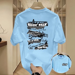 ✨Hàng có sẵn✨WASSUP áo thun nam in chữ nghệ thuật - Mẫu mới! 100% cotton, thời trang, Unisex.
