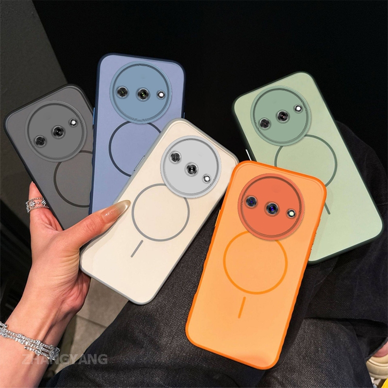 Ốp Lưng Cho Redmi A3 4G Da Cao Cấp Cảm Giác Silicon Chống Rơi Ốp Lưng Điện Thoại Chống Rơi Màu Thẩm Mỹ Thiết Kế Mới Phổ Biến Cho Nam Và Nữ