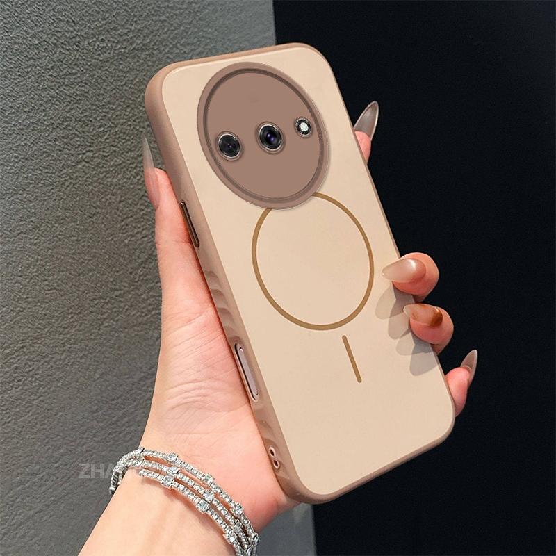 Ốp Lưng Cho Redmi A3 4G Da Cao Cấp Cảm Giác Silicon Chống Rơi Ốp Lưng Điện Thoại Chống Rơi Màu Thẩm Mỹ Thiết Kế Mới Phổ Biến Cho Nam Và Nữ