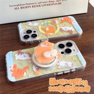 IPhone 17 Pro max 16 Pro max Họa tiết phía sau Cat TPU materia IMD quá trình In hai lớp Vỏ điện thoại