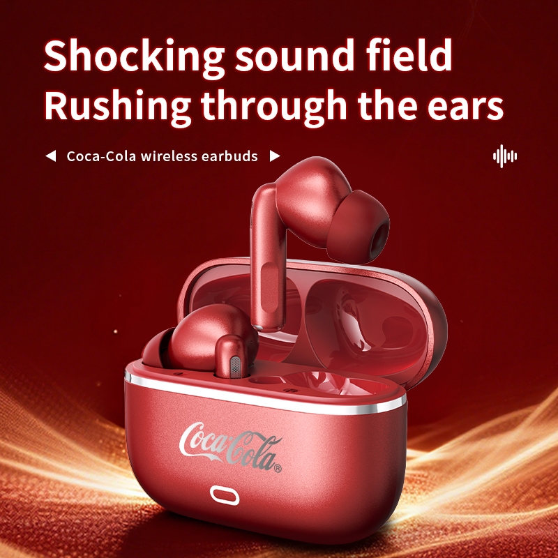 Tai nghe Coca-Cola CX02 trong tai Bluetooth 6.0 Âm thanh vòm có Mic | BigBuy360 - bigbuy360.vn