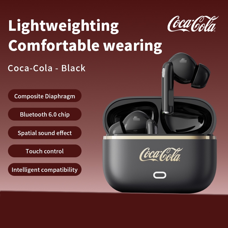 Tai nghe Coca-Cola CX02 trong tai Bluetooth 6.0 Âm thanh vòm có Mic | BigBuy360 - bigbuy360.vn