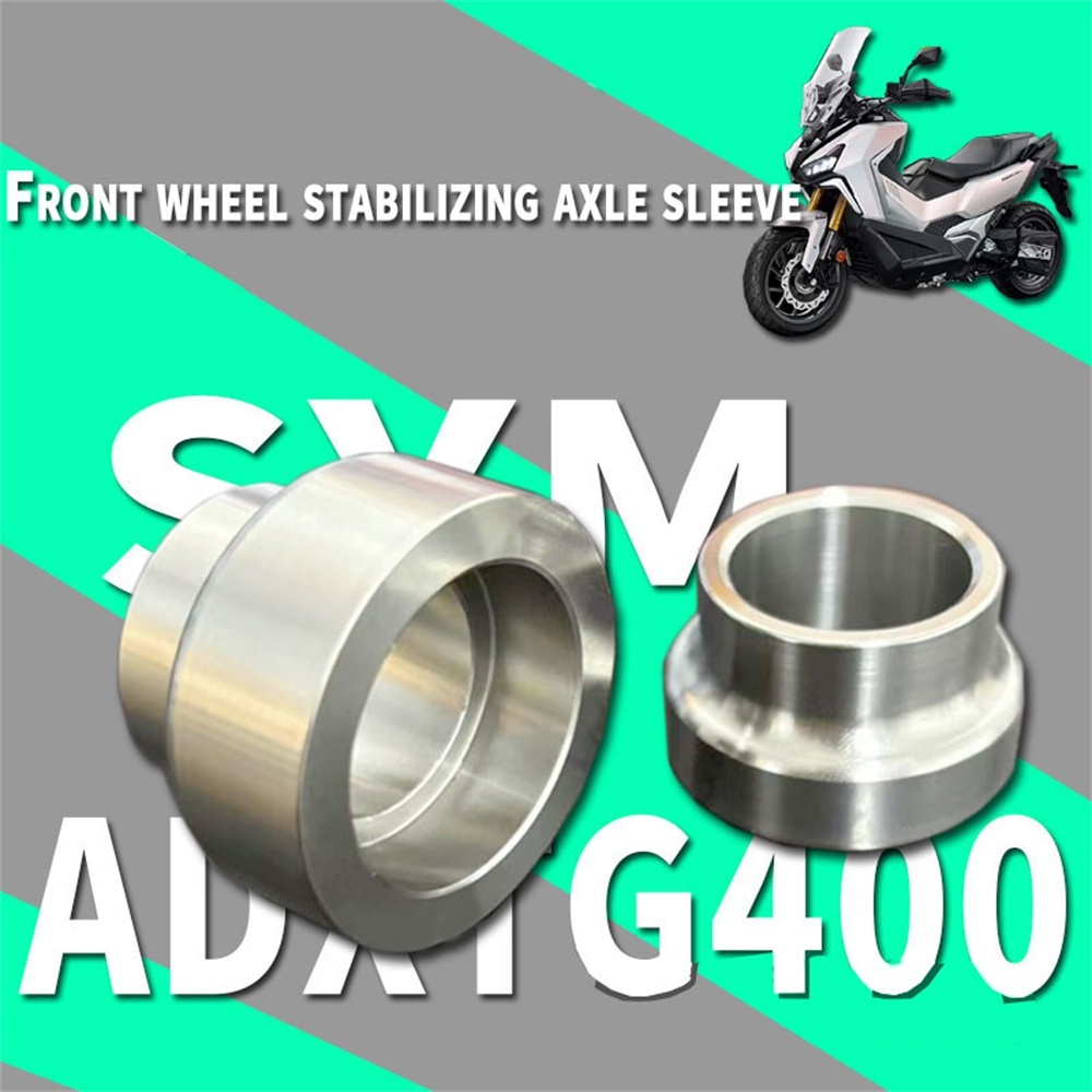 Dành Cho SYM ADXTG 400 ADXTG400 Thép Không Gỉ Bánh Trước Trục Lót Bushing Ổn Định Mặt Trước Bushing Thay Thế Các Bộ Phận
