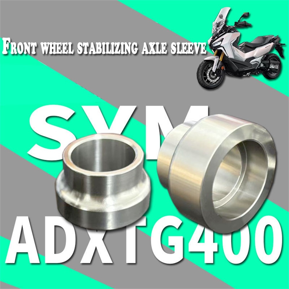Dành Cho SYM ADXTG 400 ADXTG400 Thép Không Gỉ Bánh Trước Trục Lót Bushing Ổn Định Mặt Trước Bushing Thay Thế Các Bộ Phận