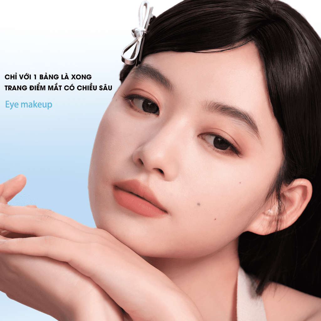 Bảng Phấn Mắt Mooekiss 4 Màu, Tone Trung Tính, Lì & Nhũ, Dễ Tán, Makeup Hàng Ngày,Nhũ Lấp Lánh,Bão Hòa ThấpNhũ Lấp LánhLì MịnSắc Tố CaoBão Hòa ThấpKhông LemNgười Mới Bắt Đầu