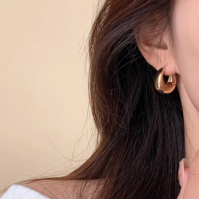 Khoen Tai Hình Chữ U Kim Loại Hình Học Độc Đáo Đa Phong Cách Phù Hợp Công Sở Hàng Ngày