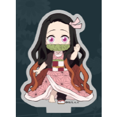 Đế Acrylic Demon Slayer - Tanjiro, Nezuko, Zenitsu, Inosuke Hình Anime Trang Trí Bàn Làm Việc