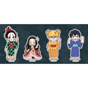 Đế Acrylic Demon Slayer - Tanjiro, Nezuko, Zenitsu, Inosuke Hình Anime Trang Trí Bàn Làm Việc