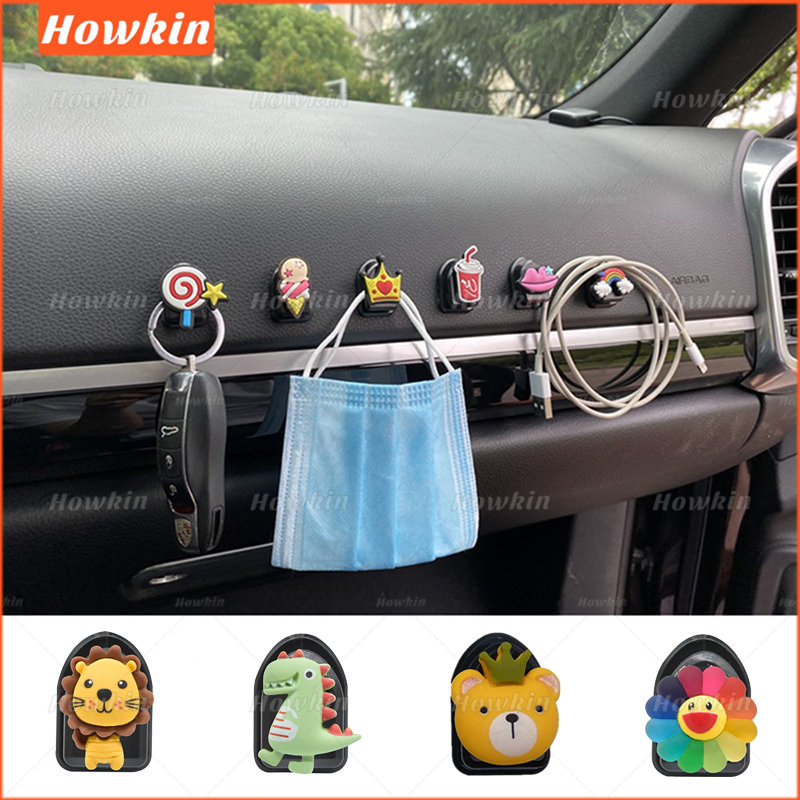 [Bán] Móc Xe Ô Tô Ghế Sau Hoạt Hình Móc Mini Sáng Tạo Dễ Thương Xe Dính Đa Năng Móc Mini