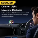 Giá đỡ xe sạc không dây từ tính ESSAGER 15W với lực từ tính siêu mạnh và độ ổn định Giá đỡ điện thoại đa năng với đèn xung quanh đầy màu sắc — ảnh 8