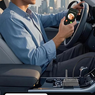 Bluetooth 6.0 Bộ Thu Âm Thanh Bộ Chuyển Đổi Âm Nhạc Stereo Không Dây 3.5 Mm AUX R / L RCA Có Mic Hỗ Trợ Chữ U Cho Loa Ô Tô Amp