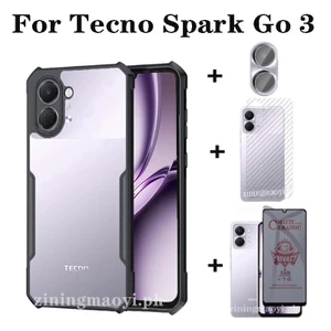 Ốp Điện Thoại Chống Sốc 4in1 Tecno Spark Go 3 Cho Tecno Spark Go3 Go2 Go1 1S Go2025 2024 Bảo Vệ Toàn Diện Màn Hình Và Phim Ống Kính Và Phim Mặt Sau