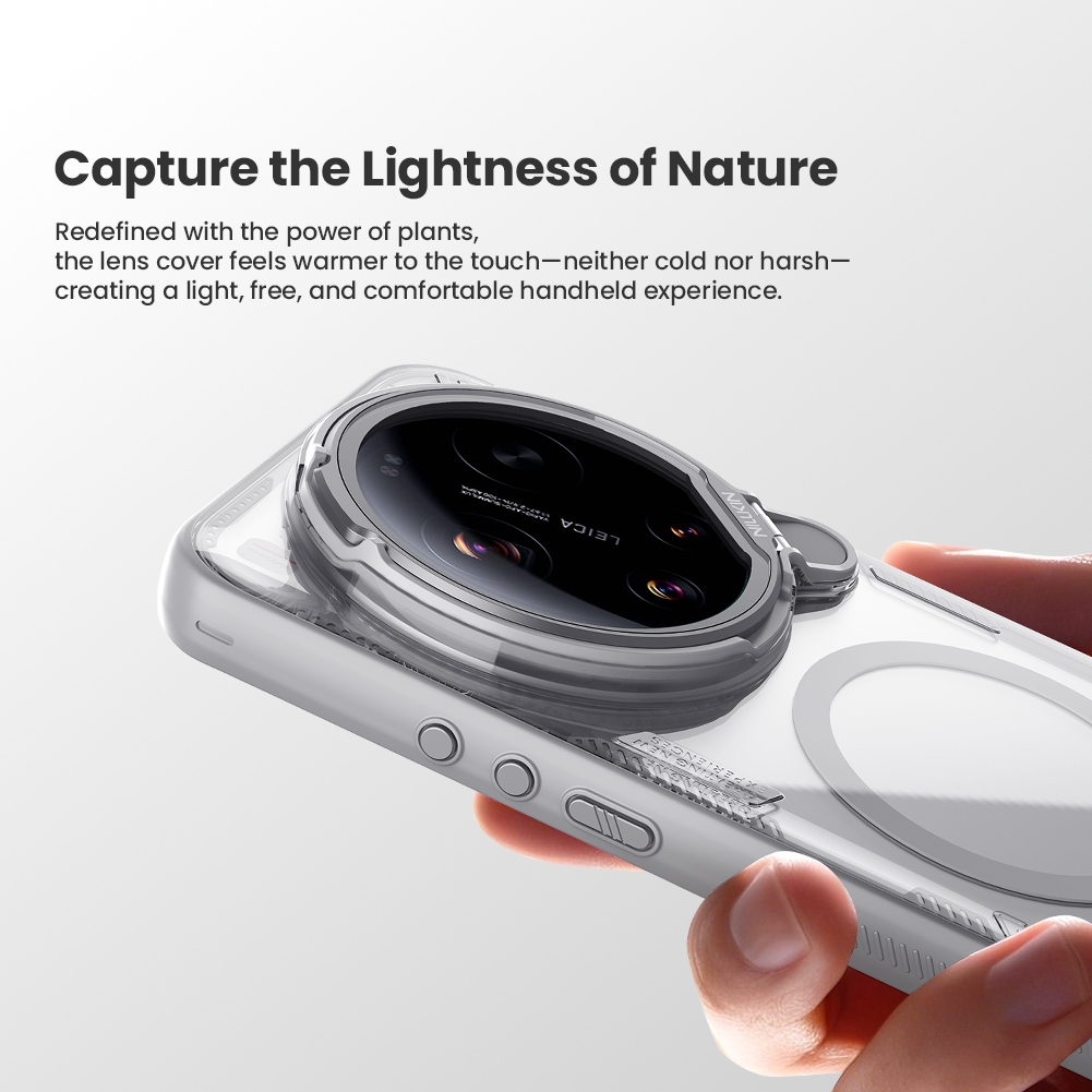 Nillkin Cho Xiaomi 17 Ultra Iceblade Chống Sốc Từ Tính Bảo Vệ Ống Kính Máy Ảnh Chân Đế Ốp Lưng Cứng Vỏ Điện Thoại Vỏ