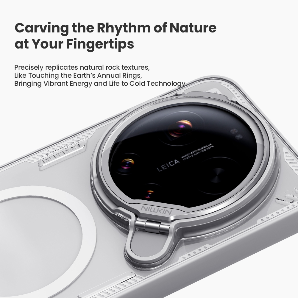 Nillkin Cho Xiaomi 17 Ultra Iceblade Chống Sốc Từ Tính Bảo Vệ Ống Kính Máy Ảnh Chân Đế Ốp Lưng Cứng Vỏ Điện Thoại Vỏ
