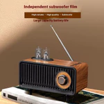 Loa Bluetooth Không Dây Bằng Gỗ FM Retro Radio Loa Siêu Trầm Hỗ Trợ Thẻ TF Chữ U Có Đèn LED MP3 Soundbar Di Động — ảnh 6
