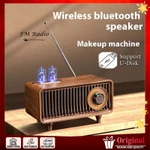Loa Bluetooth Không Dây Bằng Gỗ FM Retro Radio Loa Siêu Trầm Hỗ Trợ Thẻ TF Chữ U Có Đèn LED MP3 Soundbar Di Động — ảnh 1