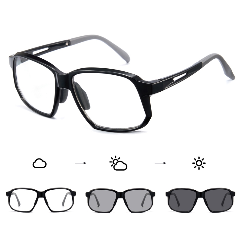 Cyxus Kính chống ánh sáng xanh/kính đổi màu/kính thể thao/kính chống sương mù, thích hợp cho các môn thể thao như bóng rổ và pickleball, có thể đeo trong nhà và ngoài trời, unisex. 8329