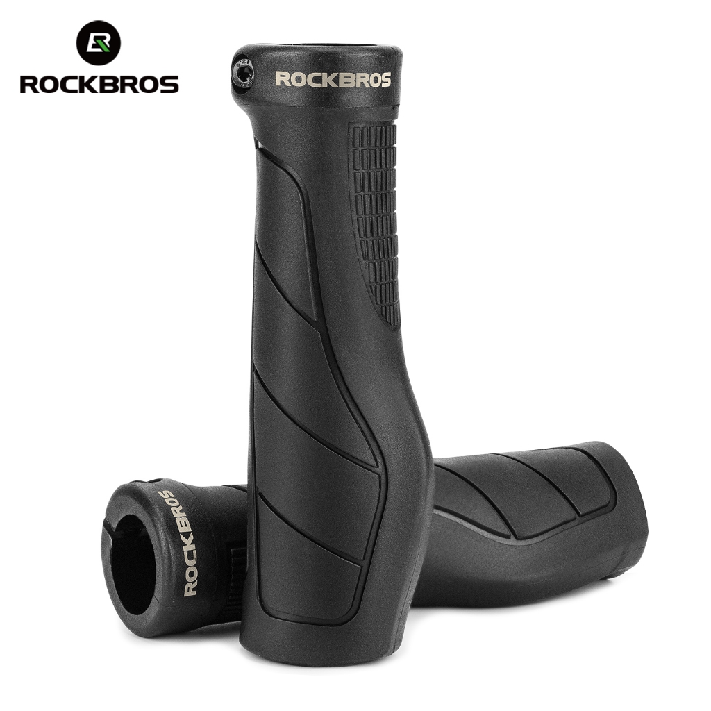 Tay Cầm Rockbros cho Xe Đạp - Chống Trơn Trượt, Hấp Thu Sóc, Thoải Mái - Phù Hợp Đường Bộ và Off-Road