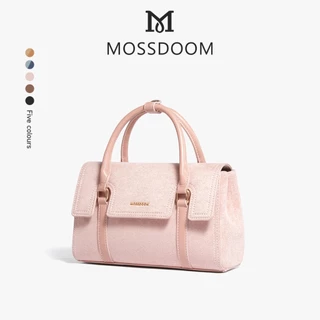 MOSSDOOM Cecilia Bag Túi Tote mờ phong cách cổ điển Túi đeo chéo da lộn thời trang