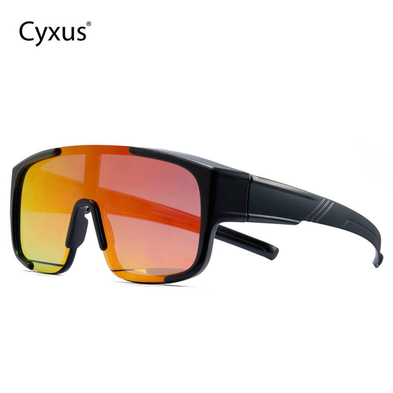 Cyxus Kính Râm Nữ Gọng Oval Vàng Mỏng Nhẹ Phong Cách Tối Giản Retro Thanh Lịch Đa Phong Cách 1284