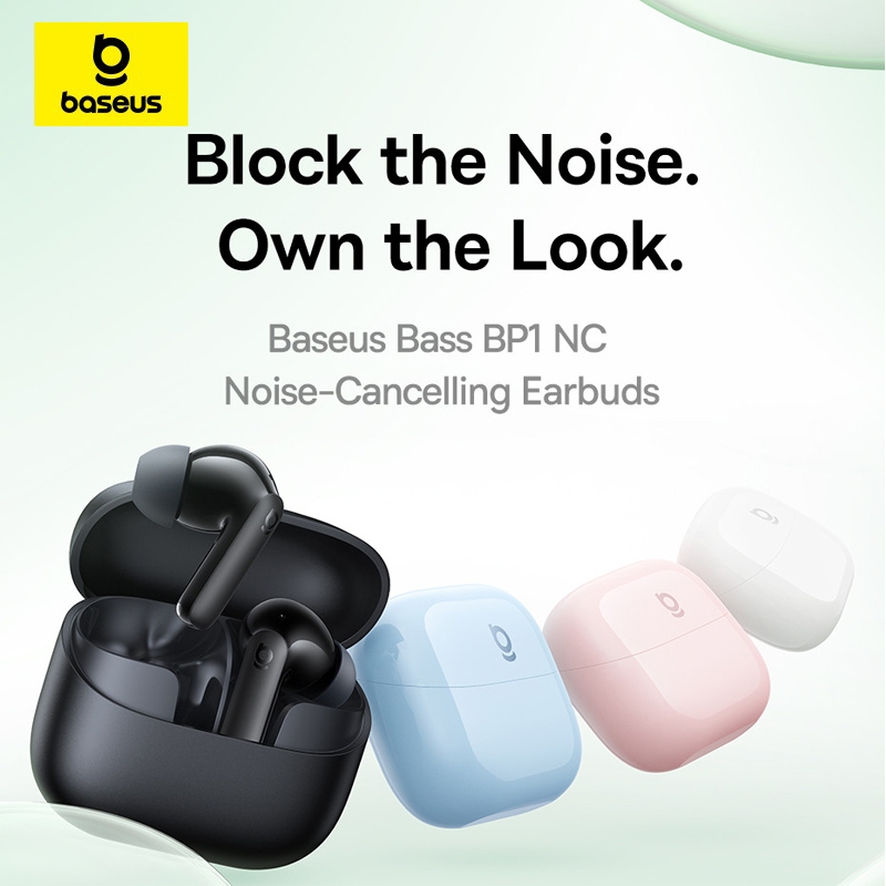 Tai nghe khử tiếng ồn Baseus Bass BP1 NC Super Bass Bluetooth 6.0 41H Tuổi thọ pin dài