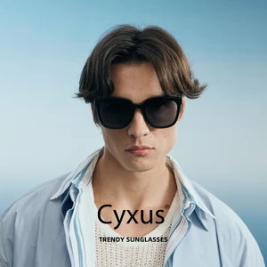 Cyxus Kính Mát Nam Nữ Gọng Vuông Acetate Nhẹ Đeo Cả Ngày Chống Tia UV400 Cho Lái Xe Du Lịch Và Đi Tiệc 1350